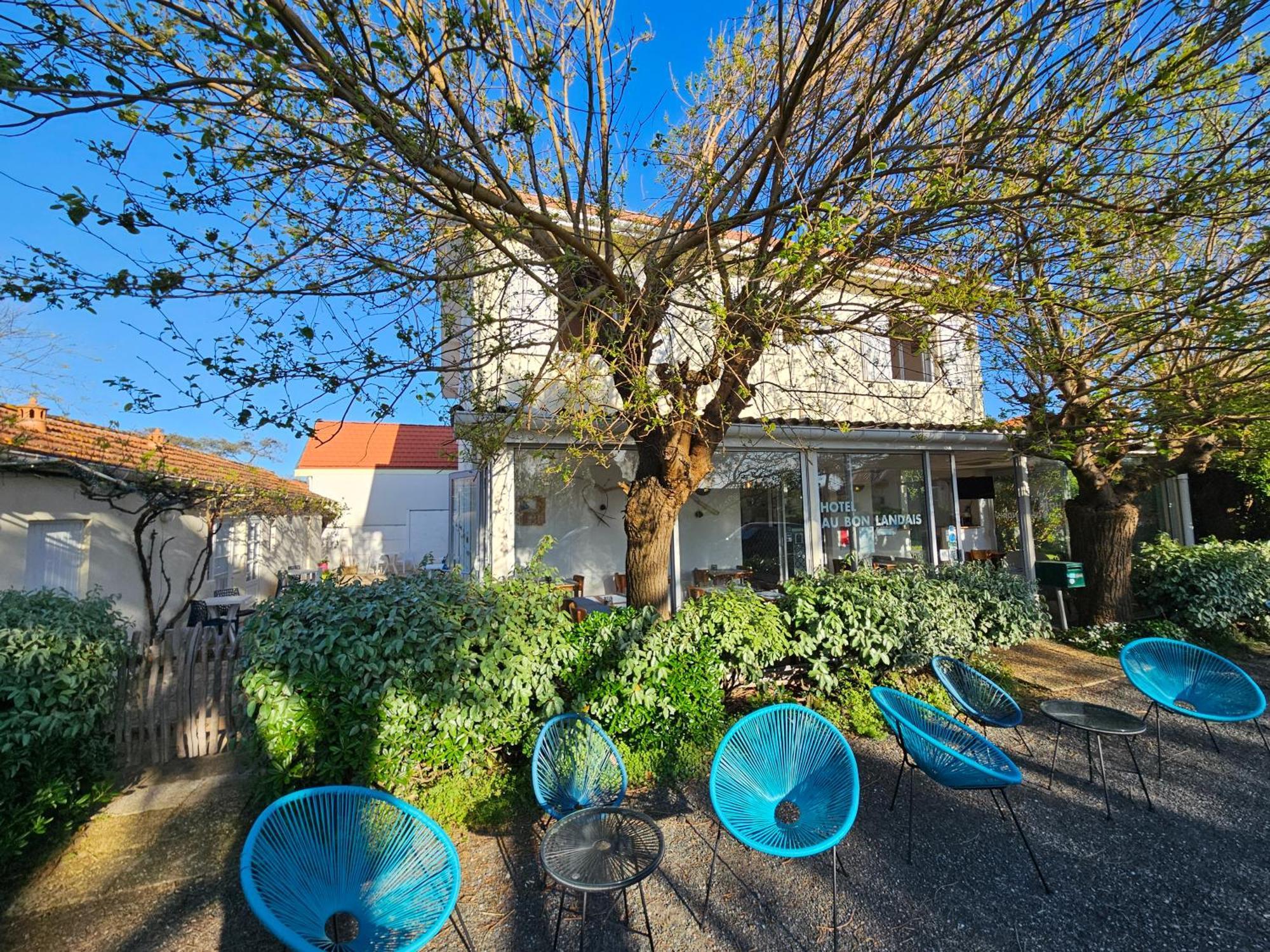 Hotel Au Bon Landais Biscarrosse-Plage Buitenkant foto