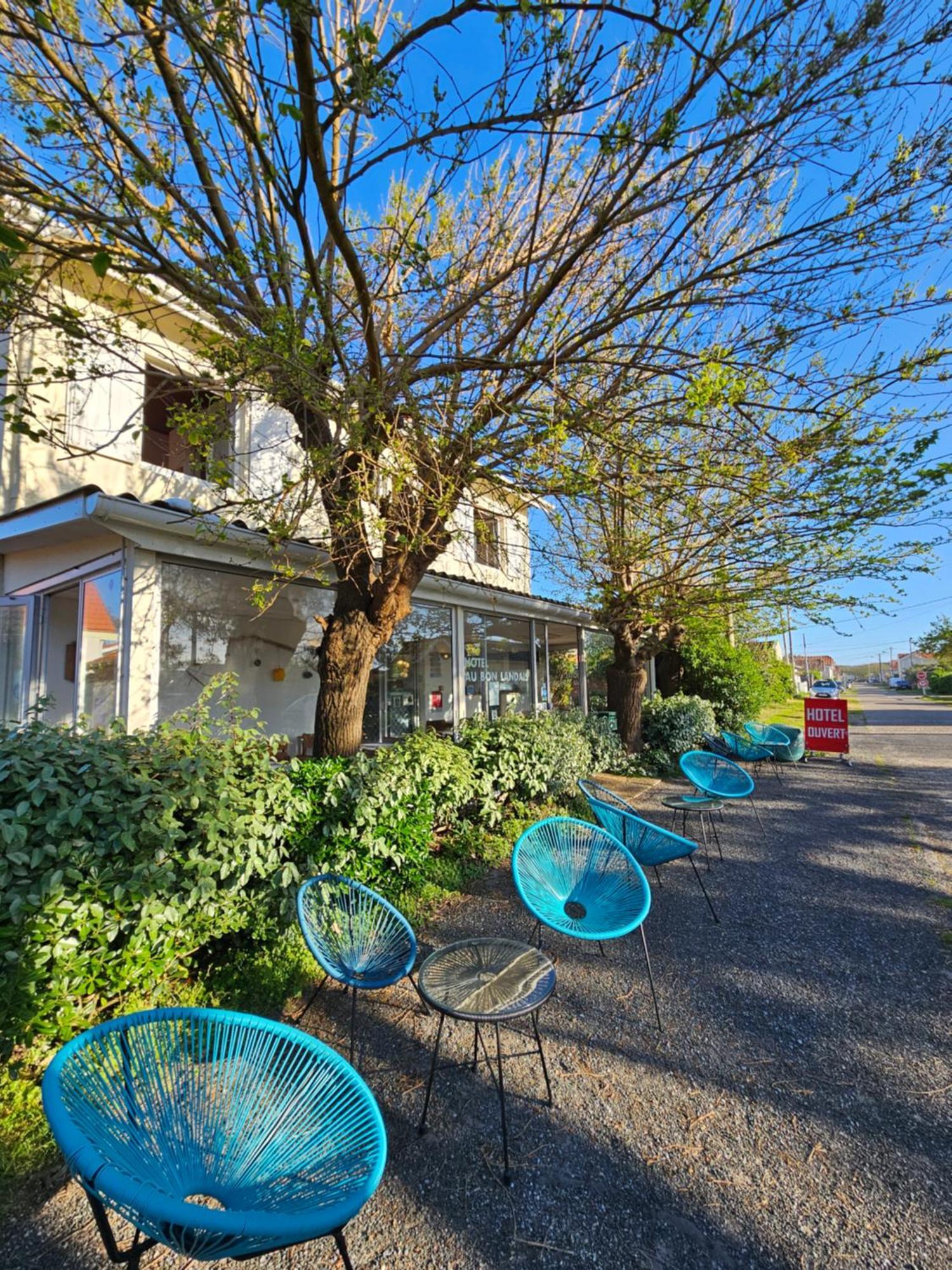 Hotel Au Bon Landais Biscarrosse-Plage Buitenkant foto